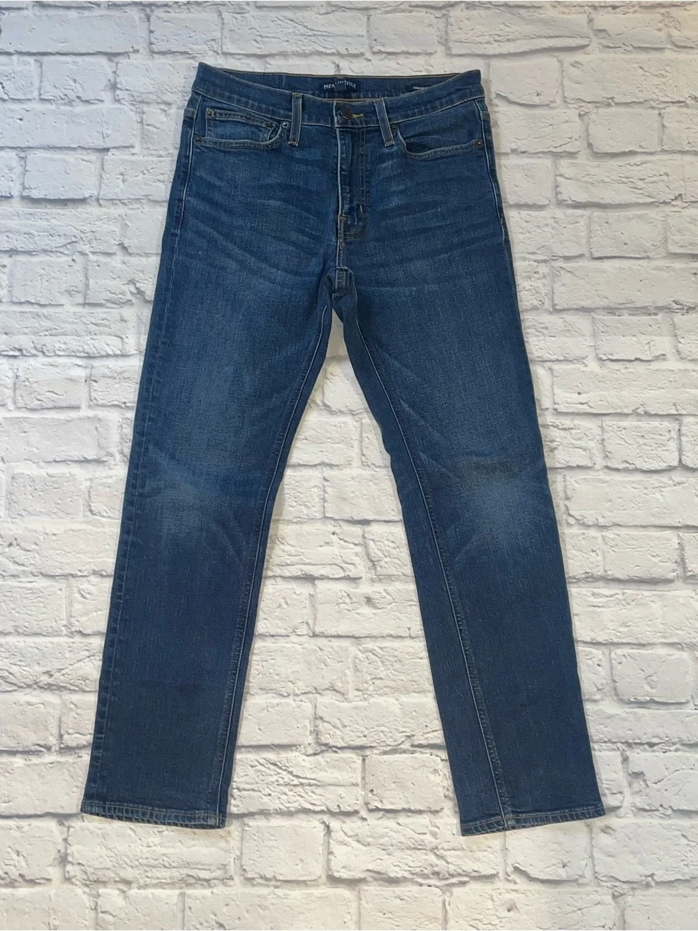 J. Crew Straight-fit flex jean in Walker dark wash 30x30